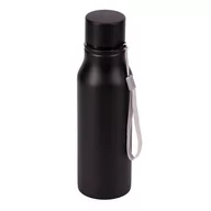Shakery i bidony sportowe - Bidon stalowy Fun Tripping 700 ml, czarny - miniaturka - grafika 1