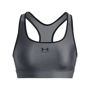 Under Armour, Biustonosz treningowy HG Armour Mid Padless, 1373865-012, Szary, Rozmiar S - Biustonosze - miniaturka - grafika 1