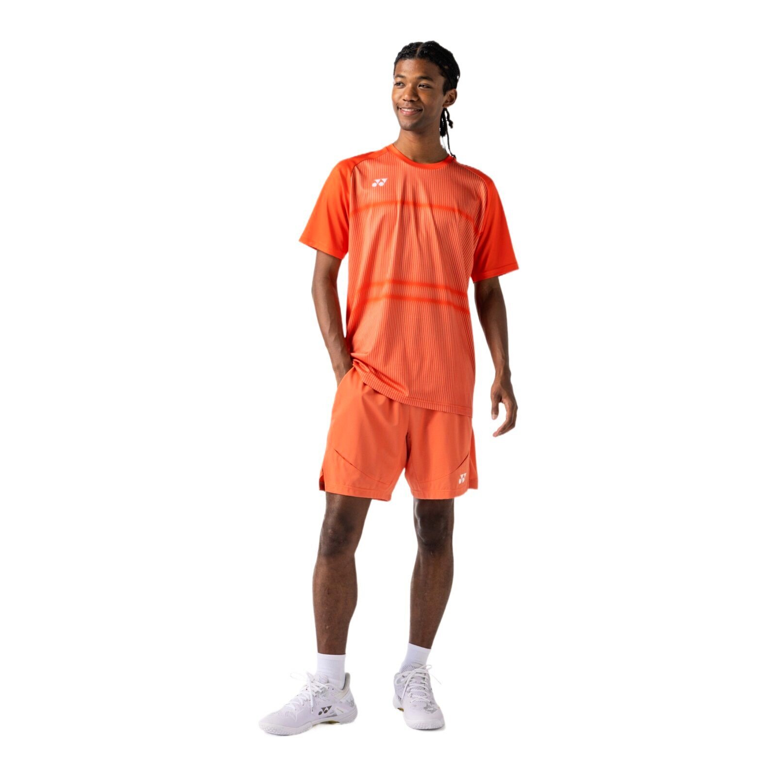 Koszulka męska Yonex T-Shirt 16862 Cyber Orange L