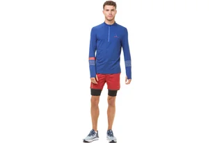 RONHILL Bluza biegowa męska AFTERHOURS 1/2 ZIP cobalt/flame - Bluzy sportowe męskie - miniaturka - grafika 8