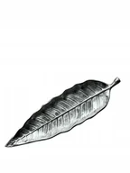 Tace i patery - PATERA SREBRNA LIŚĆ DEKORACYJNY - miniaturka - grafika 1