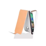 Etui i futerały do telefonów - Flip Case Do HTC ONE M8 Pokrowiec w BIAŁY MAGNEZOWY Obudowa Etui Case Cover Ochronny Cadorabo - miniaturka - grafika 1