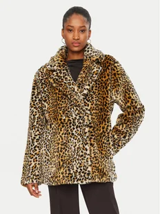 BARDOT Futro Vento 59693JB Brązowy Regular Fit - Płaszcze damskie - miniaturka - grafika 1