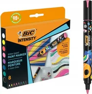 Markery do tablic - Markery akrylowe Intensity Classic Paint mix 8szt - BIC - miniaturka - grafika 1