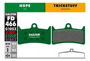 Klocki hamulcowe Galfer do Hope V4 Trickstuff FD466- Pro - Klocki hamulcowe - miniaturka - grafika 1