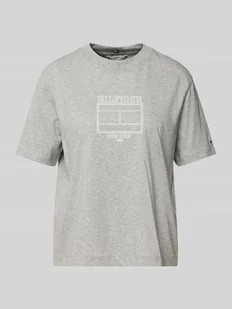T-shirt z czystej bawełny - Koszulki i topy damskie - miniaturka - grafika 1