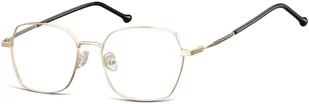 Sunoptic Okulary oprawki zerówki metalowe korekcyjne L124C - Okulary korekcyjne, oprawki, szkła - miniaturka - grafika 1