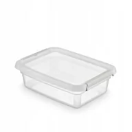 Pudła i pojemniki do przechowywania - Pojemnik plastikowy pudło organizer pokrywa 1l - miniaturka - grafika 1