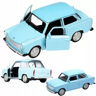 Samochody i pojazdy dla dzieci - Resorak Auto Model Metalowy Welly Trabant 601 1:34 Dla Chłopców - miniaturka - grafika 1