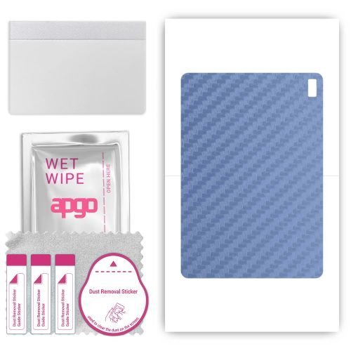 folia naklejka skórka strukturalna na TYŁ do HTC A103 - Carbon Granatowy - apgo SKINS