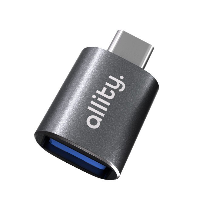 Allity adapter ABA-102 OTG USB 3.0 do USB-C szary