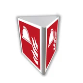 Systemy ekspozycyjne i znaki informacyjne - BF804 ZESTAW SPRZĘTU PRZECIWPOŻAROWEGO (3D DOŚCIENNY), PS - PŁYTA PCV 1MM FOTOLUMINESCENCYJNA; (150X150MM) - miniaturka - grafika 1