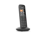 Telefony stacjonarne - Gigaset C570HX Czarny - miniaturka - grafika 1