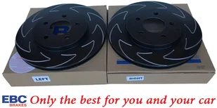 Tylne klocki YellowStuff + NACINANE tarcze hamulcowe EBC seria BSD Ford Mustang 2005-2014 - Tarcze hamulcowe - miniaturka - grafika 8