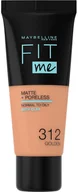 Podkłady do twarzy - Maybelline FIT ME Matt&Poreless Make-Up - miniaturka - grafika 1
