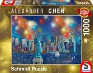 Puzzle - G3 Puzzle PQ 1000 Fajerwerki nad Statuą Wolności - miniaturka - grafika 1