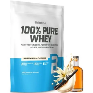 BioTech 100% Pure Whey 1000g Białko MIX WPC WPI - Odżywki białkowe - miniaturka - grafika 1