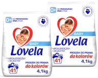 Środki do prania - Lovela Baby Proszek Do Prania Kolorowych Tkanin 2 X 4,1 Kg - 82 Prania - miniaturka - grafika 1