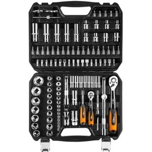 NEO-TOOLS Zestaw kluczy nasadowych i bitów 08-666 - Zestawy narzędziowe - miniaturka - grafika 1