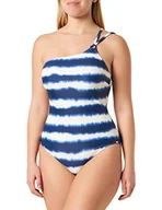 Stroje kąpielowe - Triumph Damski kostium kąpielowy Summer Fizz OP 02 PT, połączenie niebieskiego ciemnego, 44D, Blue - Dark Combination, 44 - miniaturka - grafika 1