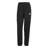 Spodnie rowerowe - adidas Kobiety Train Essentials 3-Stripes Woven Pants, Black/White, M - miniaturka - grafika 1