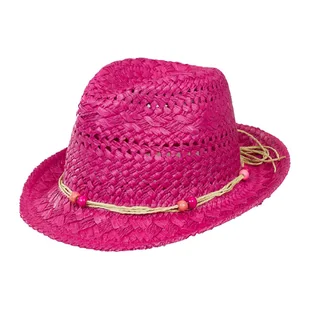 Kapelusz słomkowy różowy Döll r.51 - Moda i Uroda OUTLET - miniaturka - grafika 1