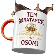 Kubki - Kubek Pomarańczowy Dla Bratanka Idealny Na Prezent z Nadrukiem ze Zdjęciem+ Opakowanie na prezent (wzór 01) - miniaturka - grafika 1