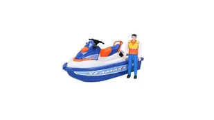 bruder BRUDER 63150 Personal Watercraft z kierowcy pojazdu, One Size - Samochody i pojazdy dla dzieci - miniaturka - grafika 1