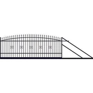 Ogrodzenia - Brama przesuwna Damian 4 m prawa - miniaturka - grafika 1