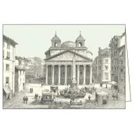 Kartki okolicznościowe i zaproszenia - Rossi Karnet z kopertą ITW 001 Roma Piazza della Rotonda - miniaturka - grafika 1