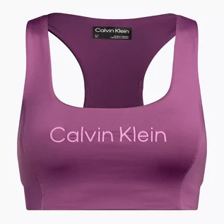 Bielizna sportowa damska - Biustonosz fitness Calvin Klein Medium Support amethyst | WYSYŁKA W 24H | 30 DNI NA ZWROT - grafika 1