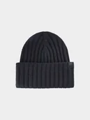 Czapki damskie - 4F Czapka zimowa damska - czarna S - miniaturka - grafika 1