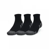 Skarpetki damskie - Skarpetki treningowe uniseks (3-pack) Under Armour UA Performance Cotton 3p Qtr - czarne - miniaturka - grafika 1