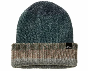 Dziecięca czapka Jack Wolfskin SPIRIT KNIT BEANIE Y walnut brown - ONE SIZE - Czapki dla dzieci - miniaturka - grafika 1