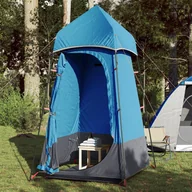 Namioty - vidaXL Namiot prysznicowy, niebieski, 121x121x225 cm, tafta 190T - miniaturka - grafika 1