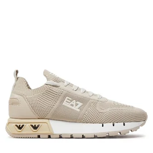 Sneakersy EA7 Emporio Armani X8X171 XK373 T498 Rainy Day+White - Półbuty męskie - miniaturka - grafika 1