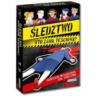 Edgard Games, gra karciana Śledztwo. Kto zabił teściową? - Gry karciane - miniaturka - grafika 1
