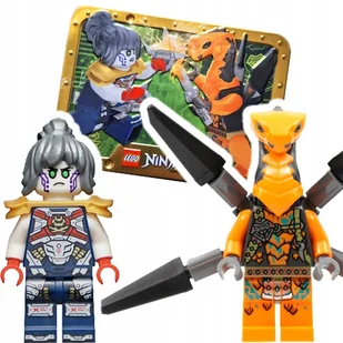 Lego Ninjago Pixal vs. Viper Flyer, metalowe pudełko - Figurki dla dzieci - miniaturka - grafika 1
