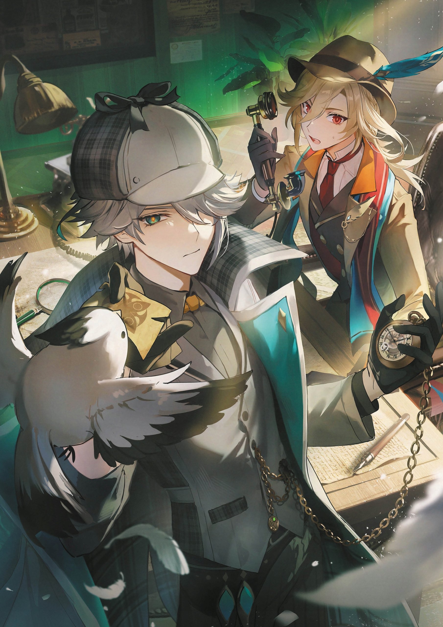 Plakat A1 Genshin Impact Anime Gra Alhaitham Kaveh
