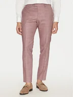 Spodnie męskie - BOSS Spodnie materiałowe H-Genius-251 50535685 Różowy Slim Fit - miniaturka - grafika 1