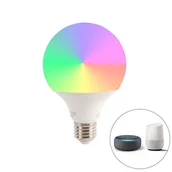 Systemy inteligentnych domów - LUEDD Lampa LED Smart E27 ściemniana G95 11W 900 lm 2200-4000K RGB - miniaturka - grafika 1