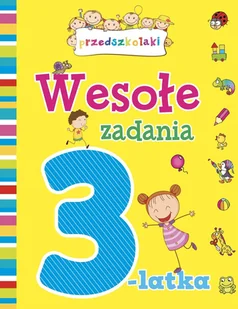Wesołe zadania 3-latka - Książki edukacyjne - miniaturka - grafika 1