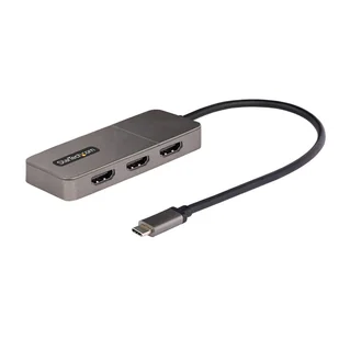 StarTech MST14CD123HD zewnętrzna karta graficzna usb 3840 x 2160 px Szary - Karty graficzne - miniaturka - grafika 1