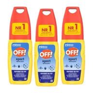 Zwalczanie i odstraszanie szkodników - SC Johnson Spray odstraszający komary i kleszcze z atomizerem Sport 3x100 ml - miniaturka - grafika 1