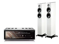 Zestawy stereo - Rose RS520 (srebrny) + VELA FS408 (biały) - miniaturka - grafika 1