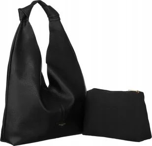 David Jones Duża torebka-worek ze skóry ekologicznej - David Jones NoSize - Torebki damskie - miniaturka - grafika 1