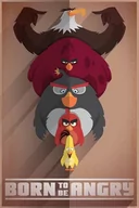 Plakaty - Pyramid Posters Angry Birds (Born to be Angry) - plakat PP33807 - miniaturka - grafika 1