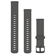 Akcesoria do smartwatchy - Pasek GARMIN 010-13256-00 do Garmin Forerunner 255S/265/Vivoactive 3S/4S/Venu 2S/3S (18 mm) Żwirowoszary - miniaturka - grafika 1