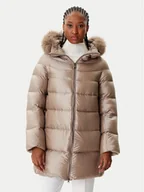 Kurtki damskie - Hetregó Kurtka puchowa Hanna 8P602F 25WD02 Beżowy Regular Fit - miniaturka - grafika 1