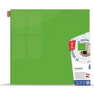 Tablice i flipcharty - Tablica szklana magnetyczna 100X100 CM MEMOBE zielona /SZM1010/ZI/ DK254-4 - miniaturka - grafika 1